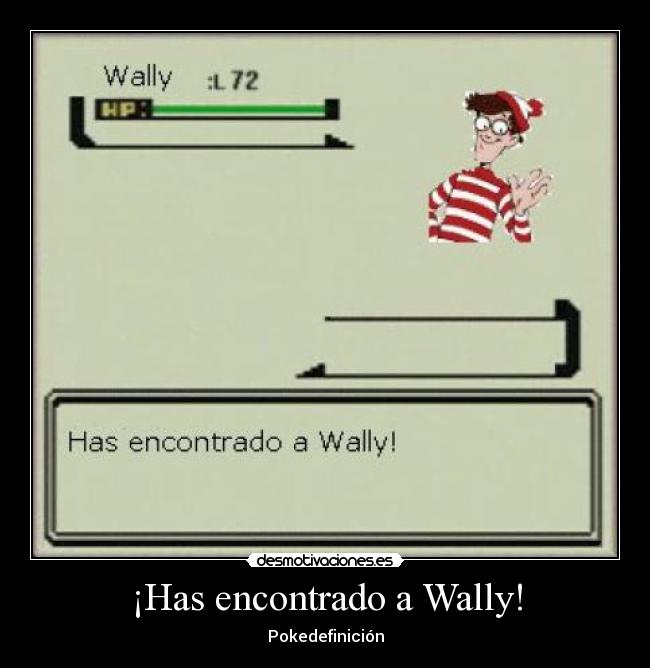 ¡Has encontrado a Wally! - Pokedefinición