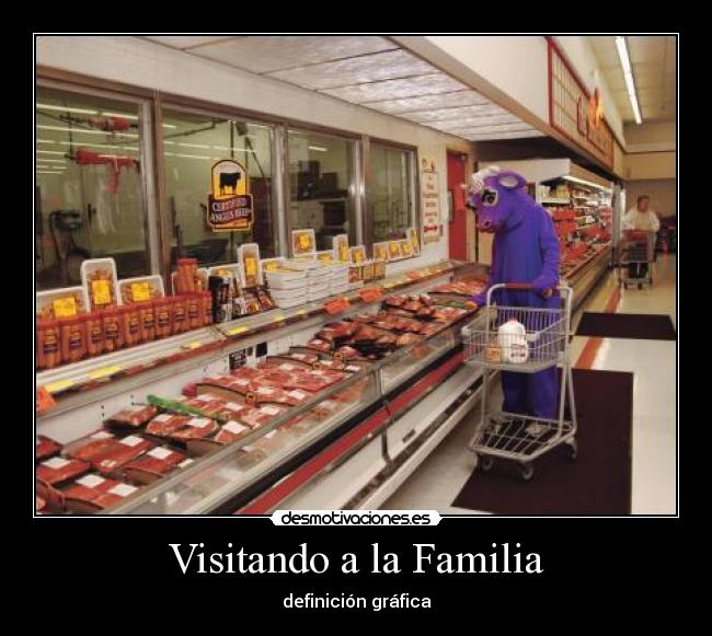 carteles familia vaca filetes desmotivaciones