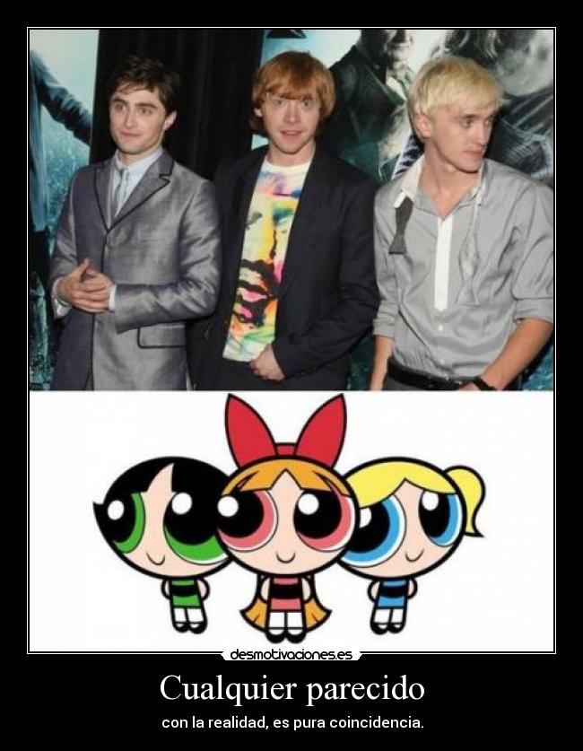 carteles harry potter jajaja humor pelicula las chicas super poderosas desmotivaciones