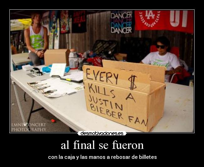 al final se fueron -