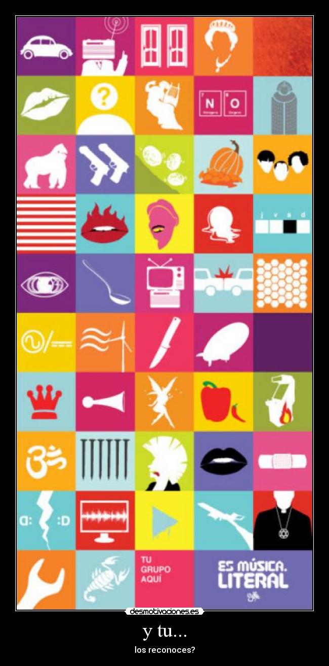 y tu... - los reconoces?