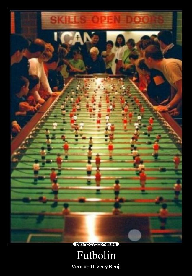 Futbolín - Versión Oliver y Benji