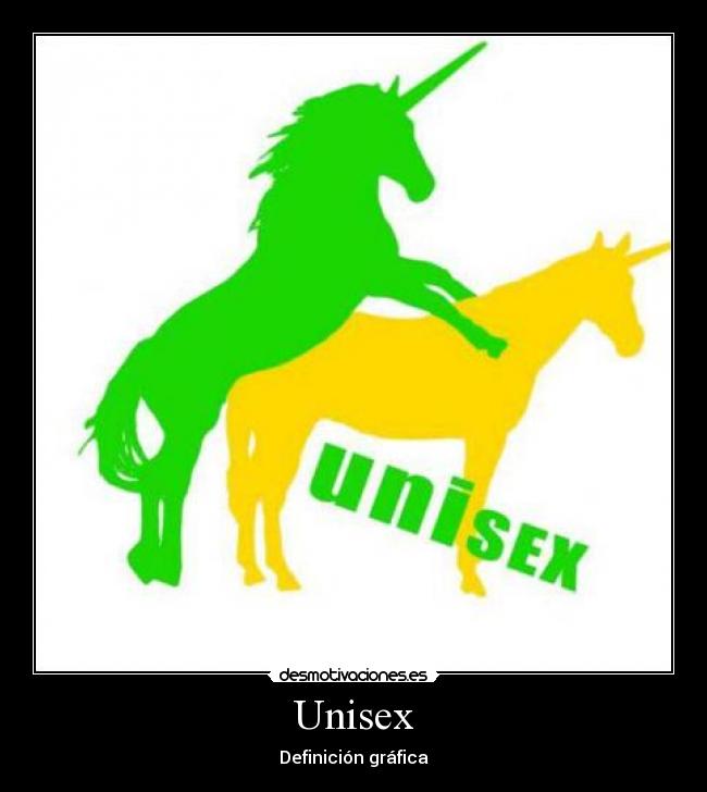 Unisex - Definición gráfica