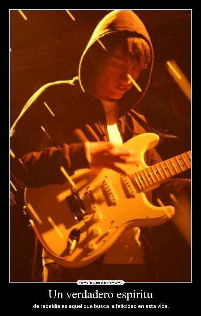 Un verdadero espíritu -