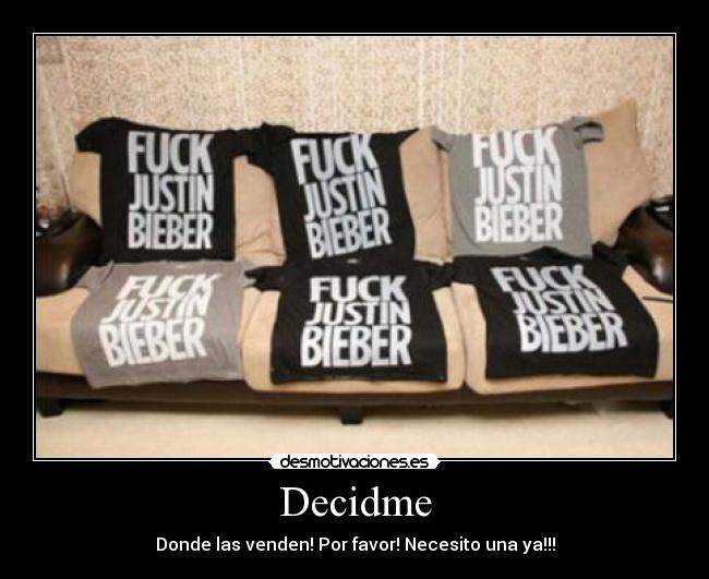 carteles decidme desmotivaciones