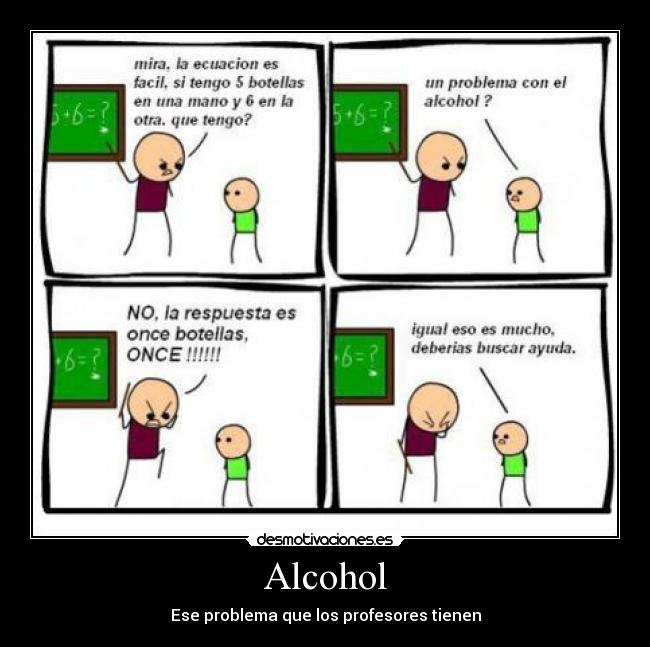 Alcohol - Ese problema que los profesores tienen