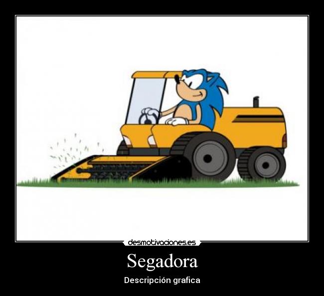 Segadora - Descripción grafica