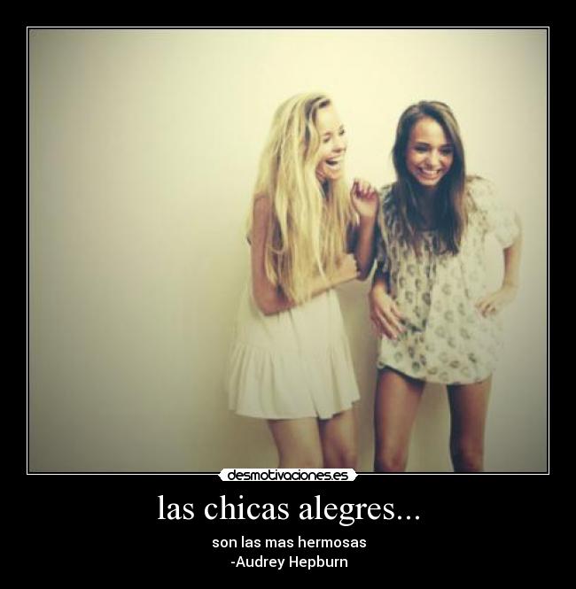las chicas alegres... -