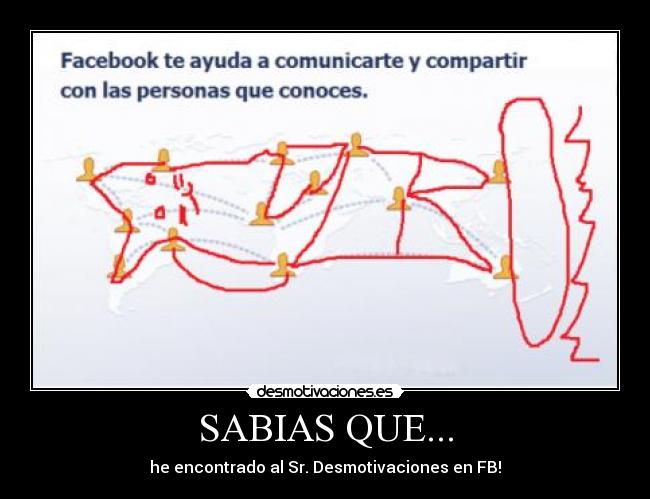 SABIAS QUE... - he encontrado al Sr. Desmotivaciones en FB!