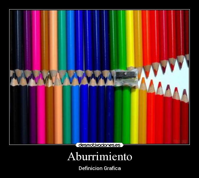 Aburrimiento - Definicion Grafica