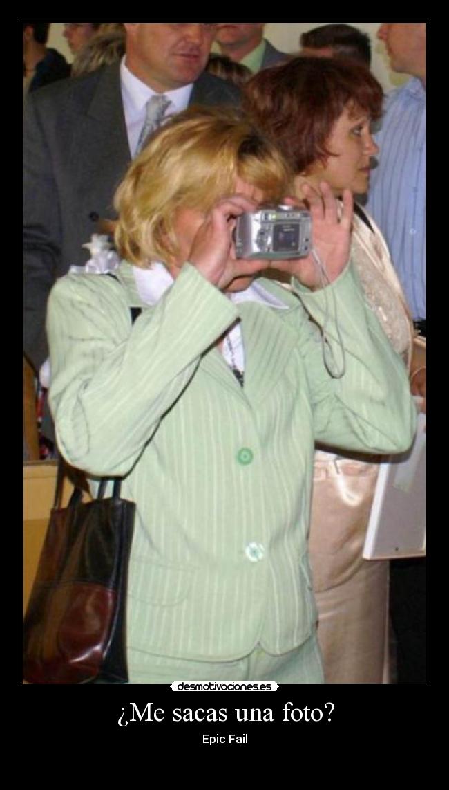 ¿Me sacas una foto? - 