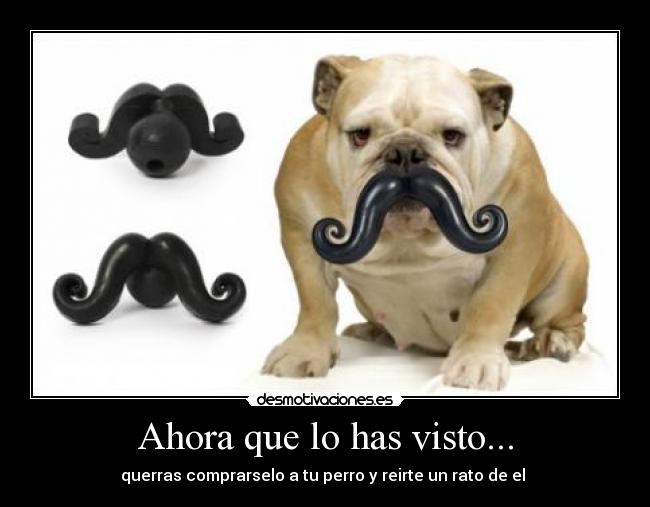 Ahora que lo has visto... -