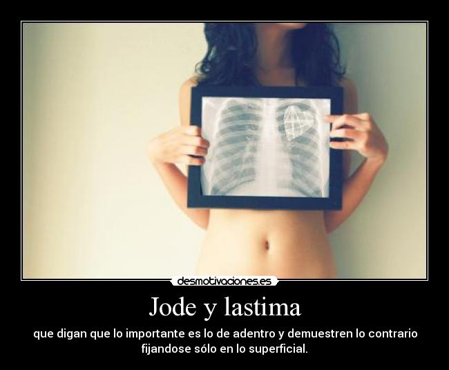 Jode y lastima - 