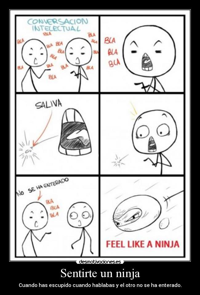 carteles ninja desmotivaciones