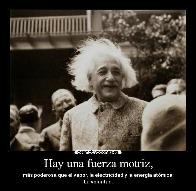 carteles einstein inteligencia voluntad fisico energia desmotivaciones