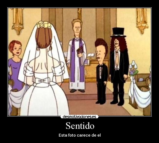 Sentido - Esta foto carece de el
