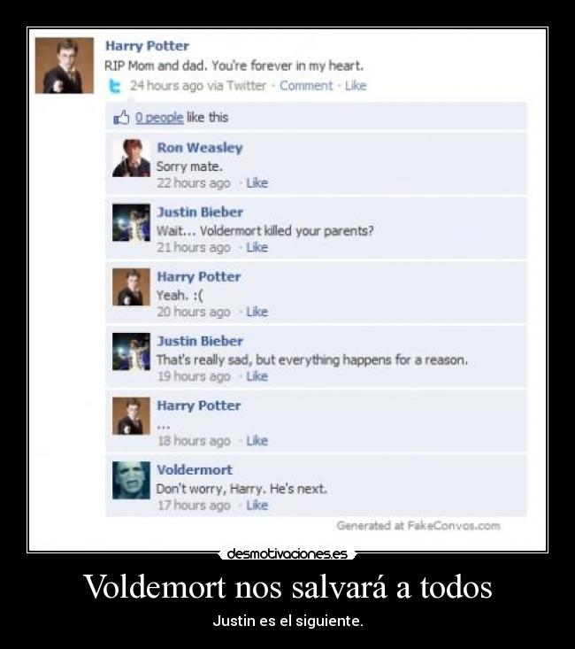 Voldemort nos salvará a todos - 