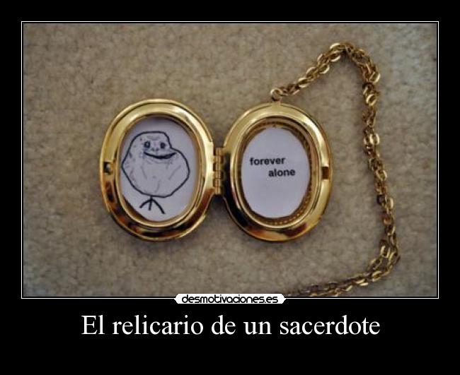 El relicario de un sacerdote -