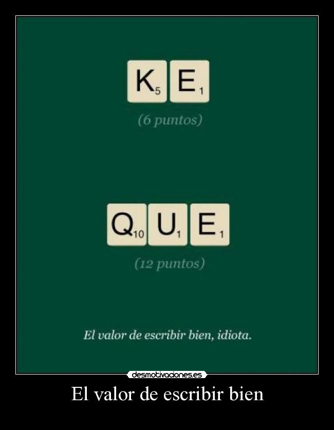 El valor de escribir bien - 