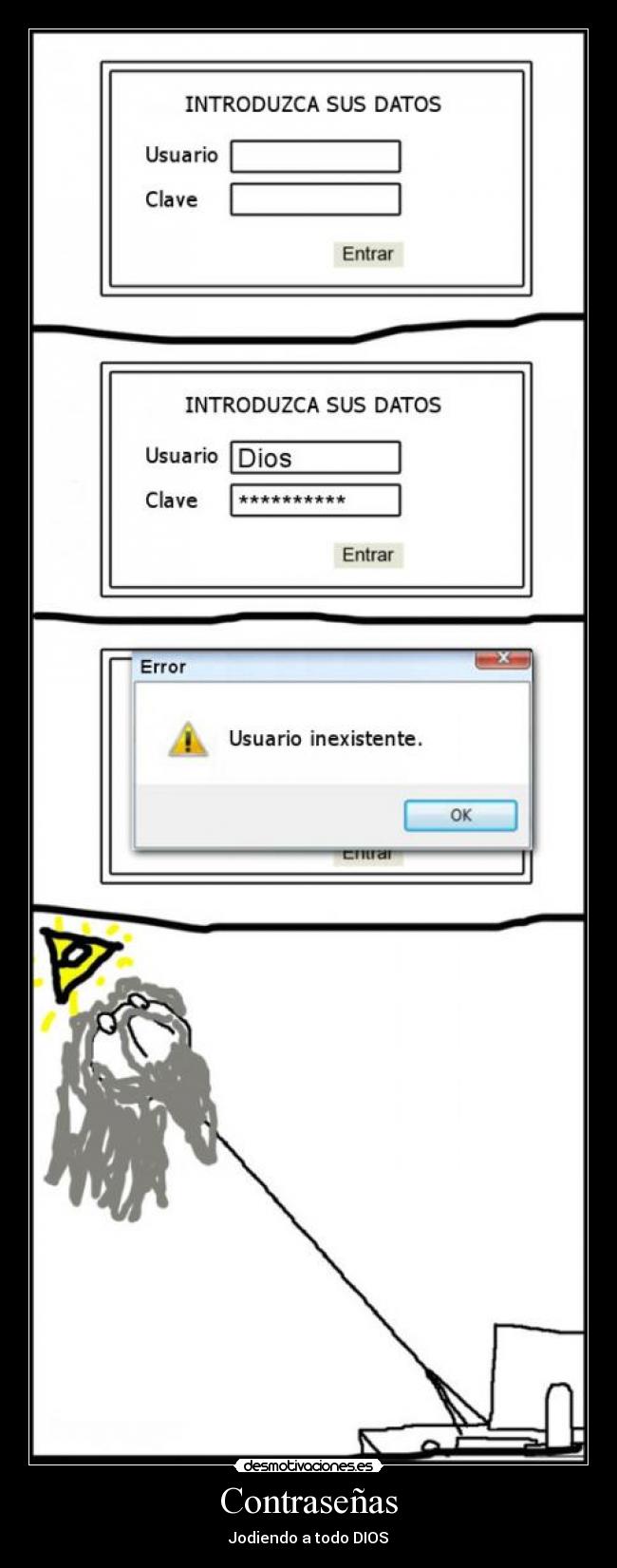 Contraseñas - Jodiendo a todo DIOS