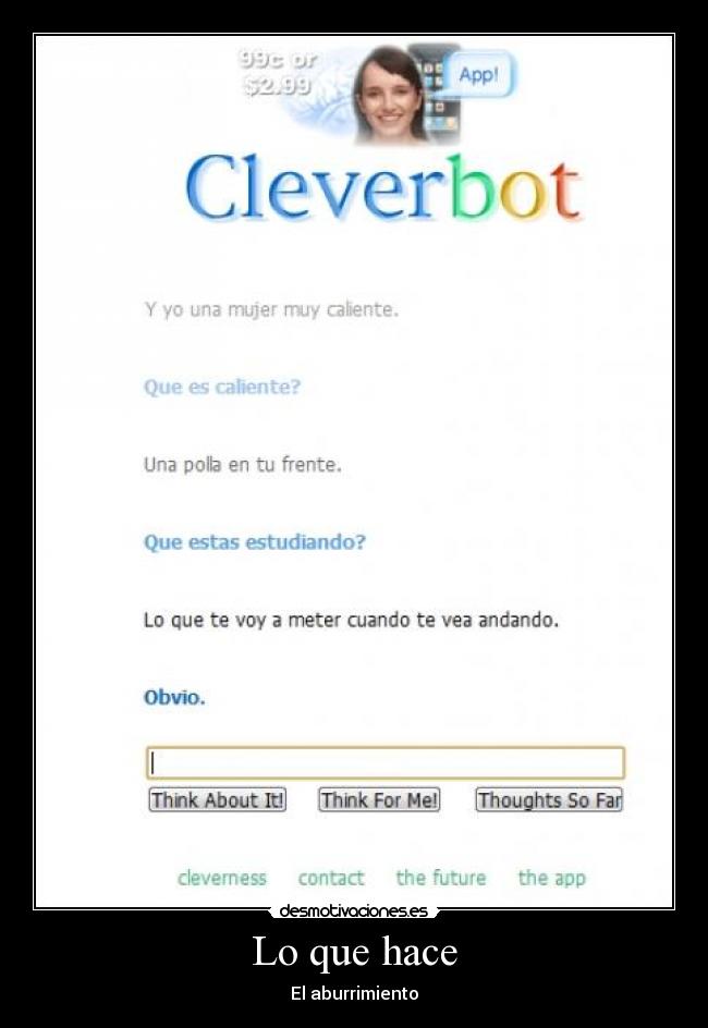 Lo que hace - El aburrimiento