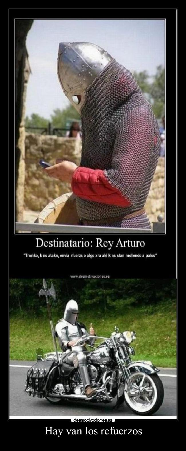 Hay van los refuerzos -