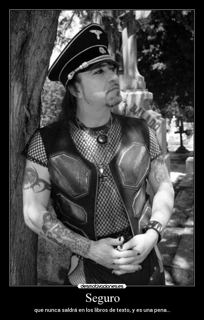 Seguro - que nunca saldrá en los libros de texto, y es una pena...