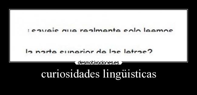 curiosidades lingüisticas -