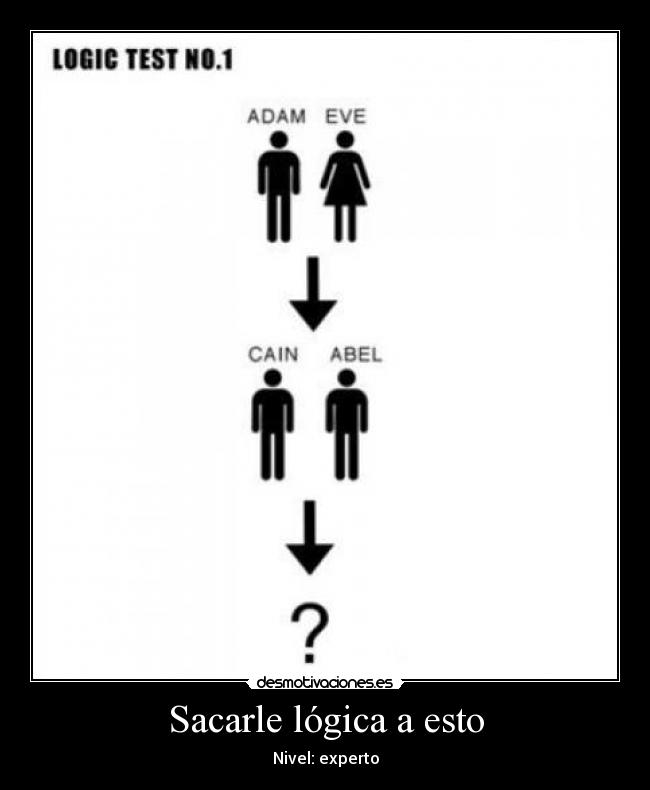 Sacarle lógica a esto - 