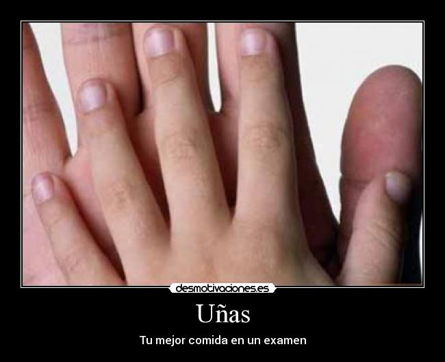Uñas - Tu mejor comida en un examen