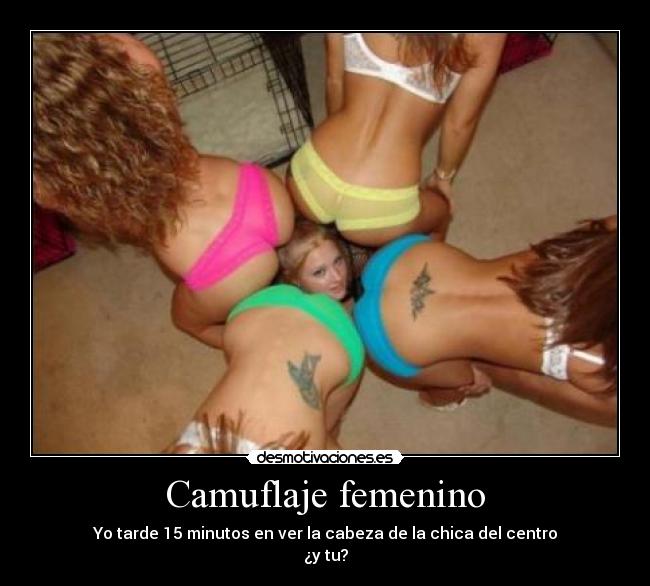 Camuflaje femenino -