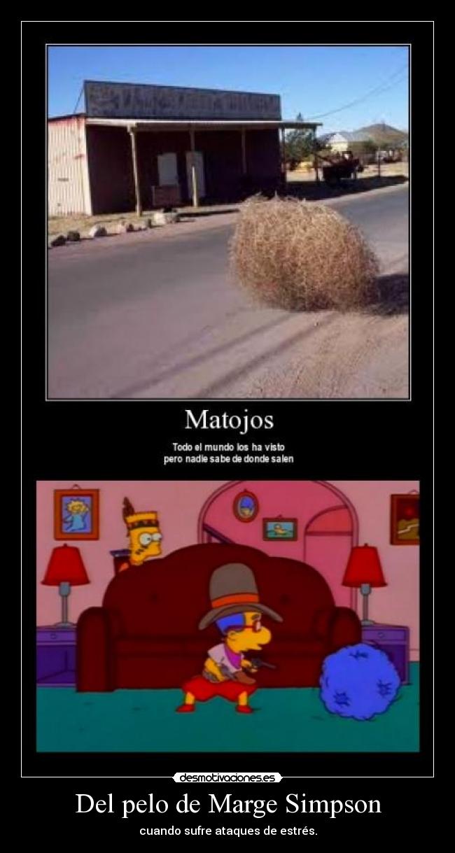 Del pelo de Marge Simpson -