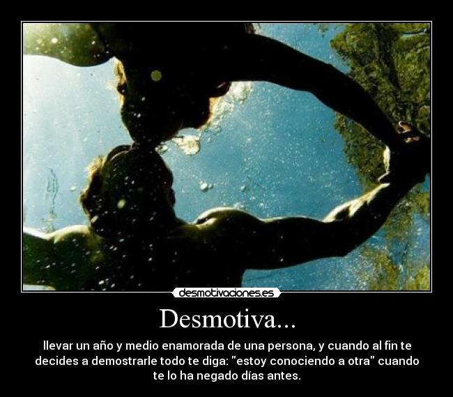Desmotiva... -