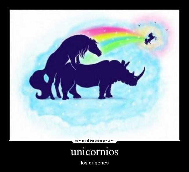 unicornios - los orígenes