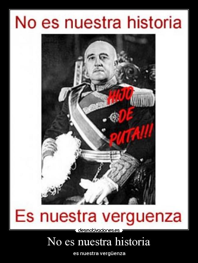 No es nuestra historia - es nuestra vergüenza