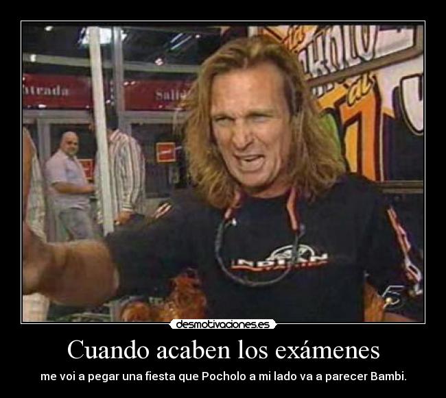 carteles examenes pocho desmotivaciones