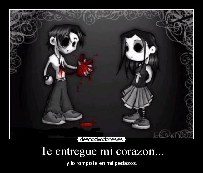 carteles corazon pedazos desmotivaciones