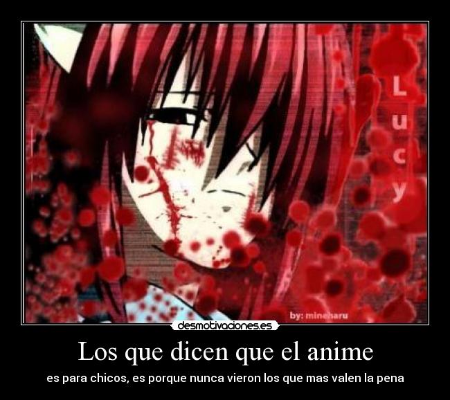 Los que dicen que el anime -