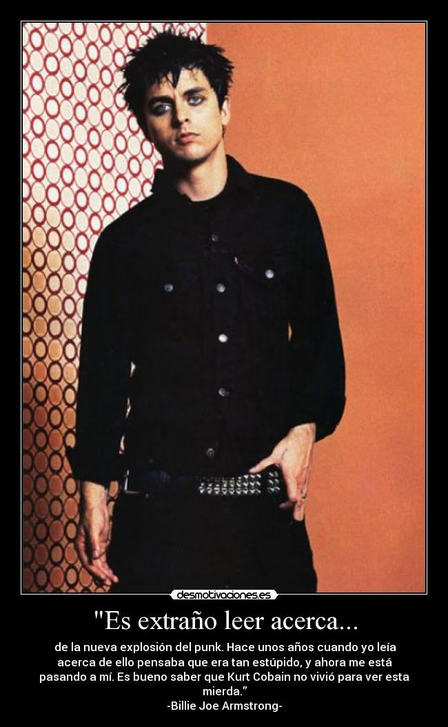 Es extraño leer acerca... - 