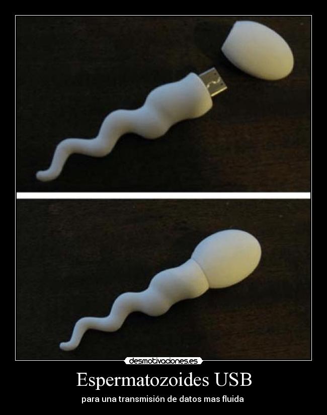 Espermatozoides USB - para una transmisión de datos mas fluida