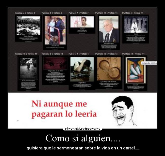 Como si alguien.... -