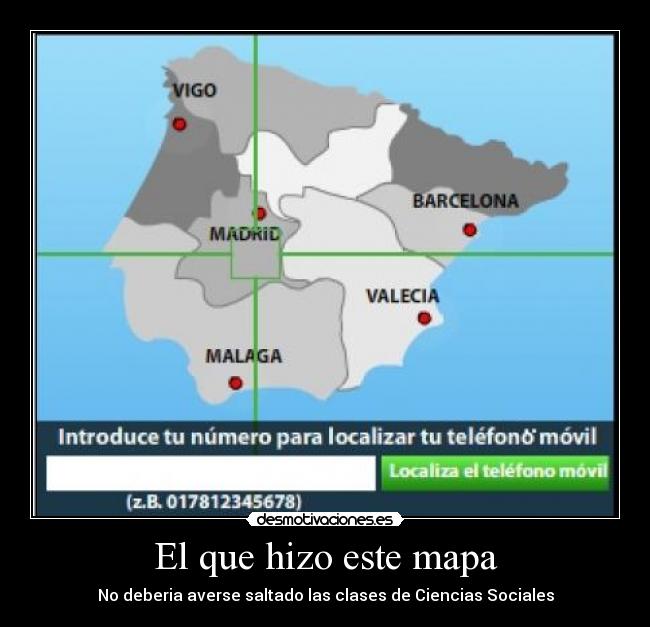 El que hizo este mapa - No deberia averse saltado las clases de Ciencias Sociales