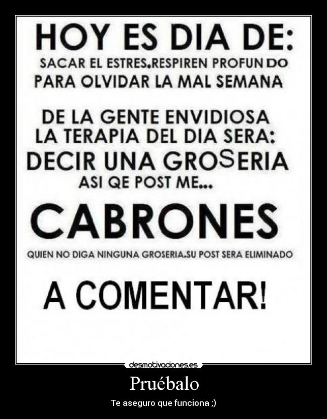 Pruébalo - Te aseguro que funciona ;)