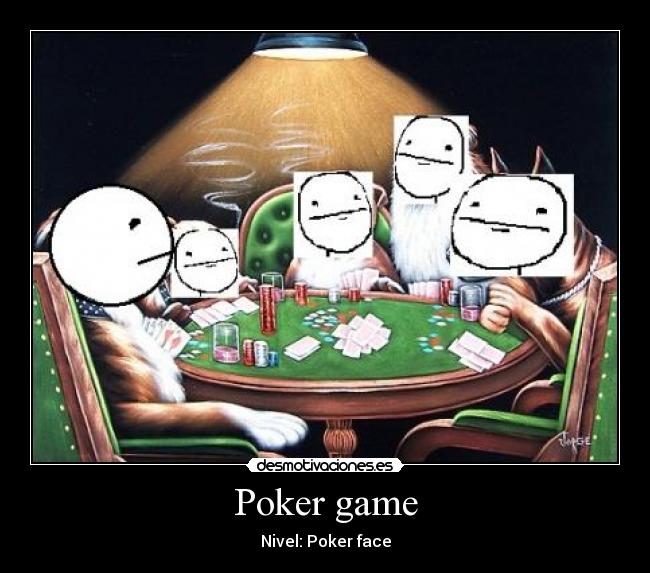 Poker game -