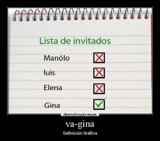 va-gina - Definición Gráfica