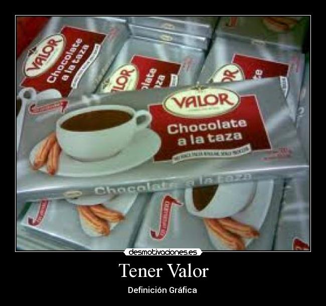 Tener Valor - Definición Gráfica 