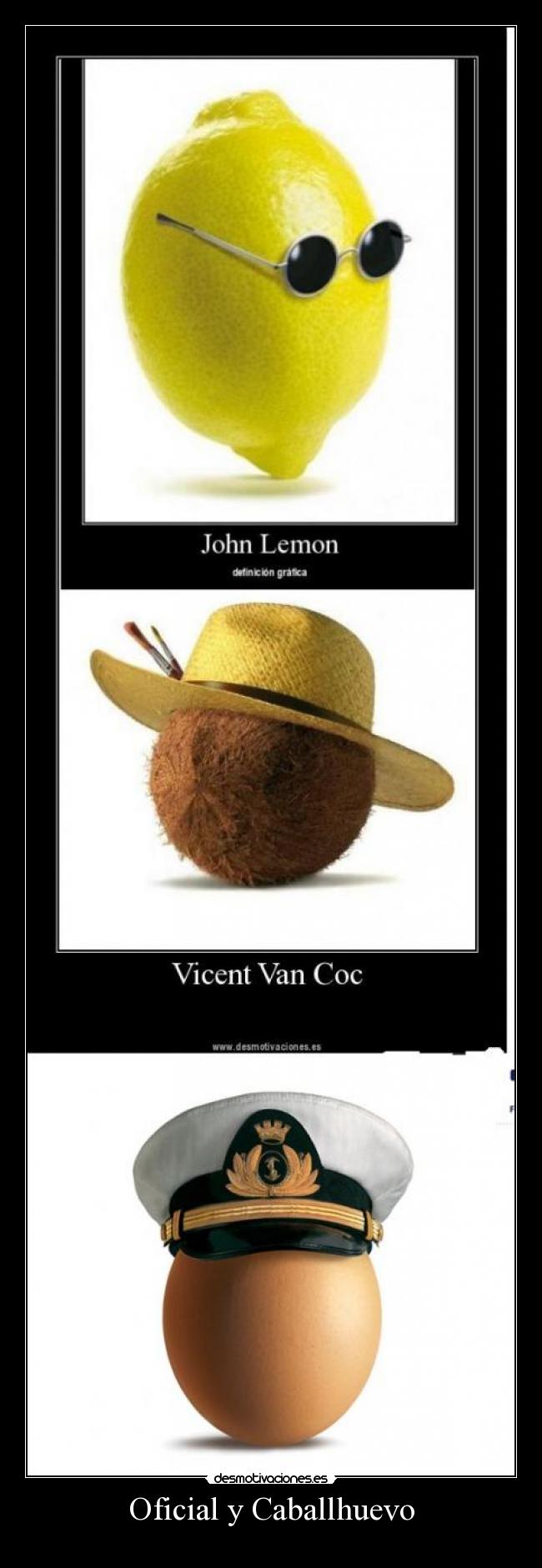 Oficial y Caballhuevo -