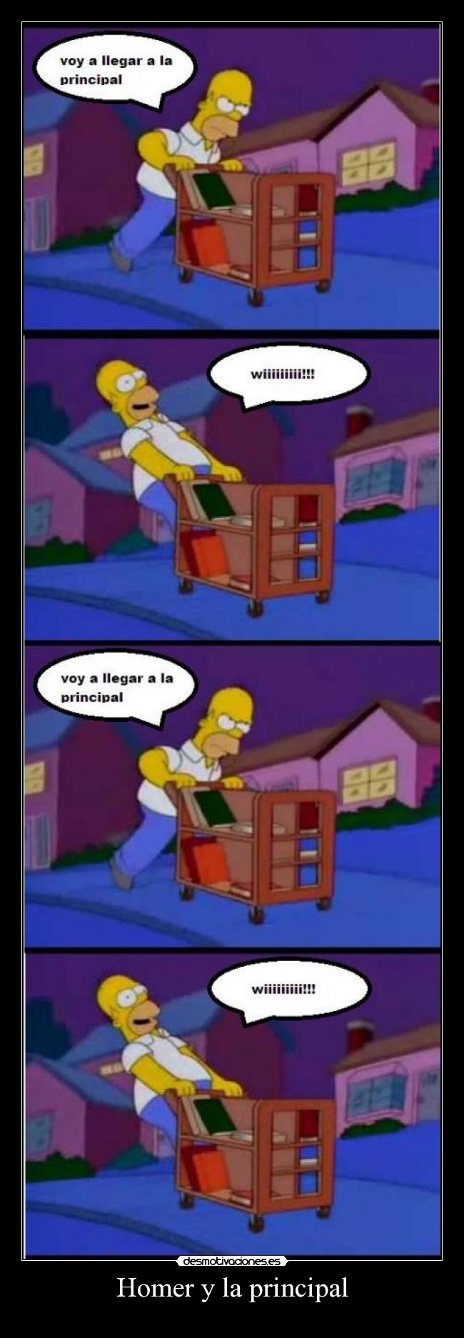 Homer y la principal -