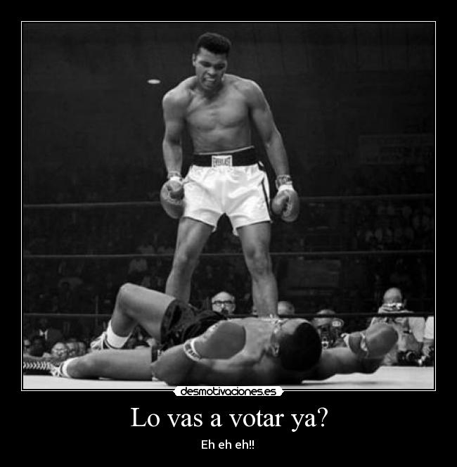 Lo vas a votar ya? - 