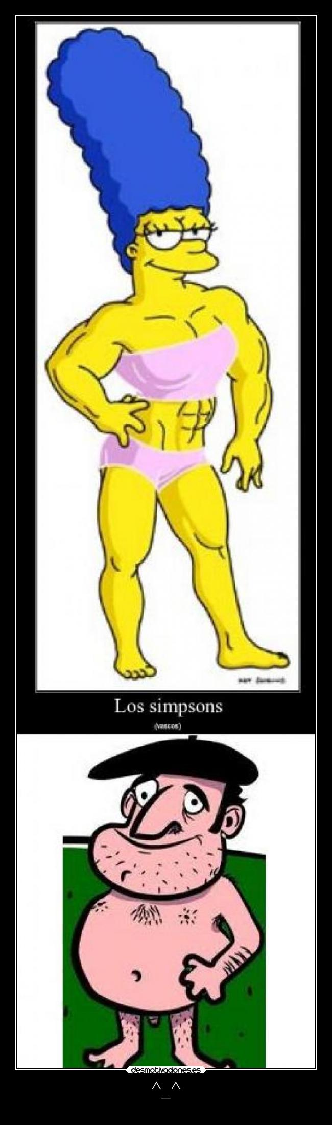 carteles marge simpson simpsons vasco vascos desmotivaciones